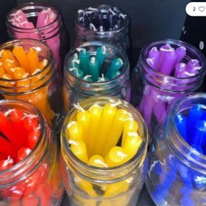 Witches Candles 3pc set intuitively chosen